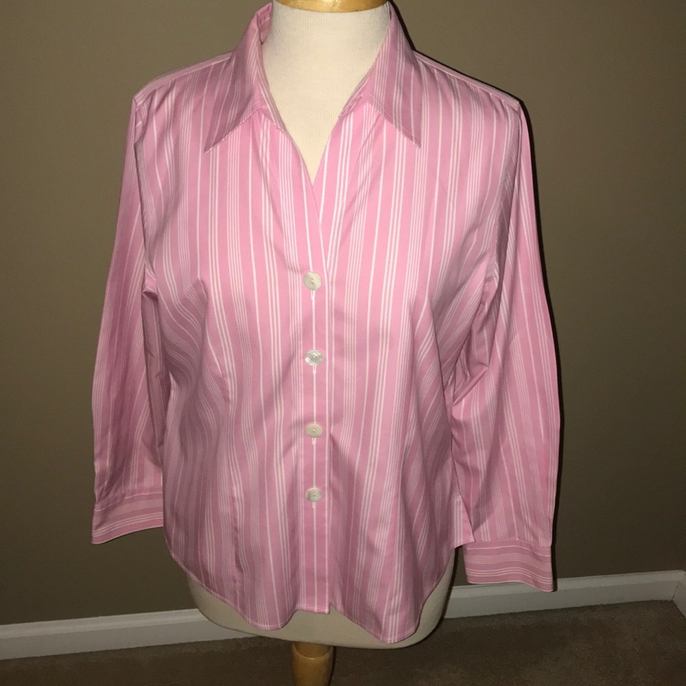 Foxcroft Non Iron Dress Shirt SZ 12P